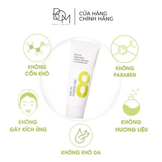 [DEAL ĐỘC QUYỀN] Sữa Rửa Mặt Tạo Bọt Làm Sạch Sâu Dành Cho Mọi Loại Da BOM Eight Tea 150ml