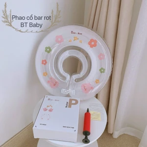 Phao cổ tập bơi BAR ROT cho bé nhựa dẻo cao cấp, viền cổ êm ái, không lo kích ứng