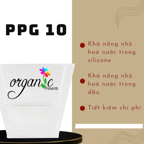 Cetyl PEG/PPG-10/1 Dimethicone (mã: PPG 10 - CHẤT NHŨ HOÁ 2 IN 1 W/O & W/Si)