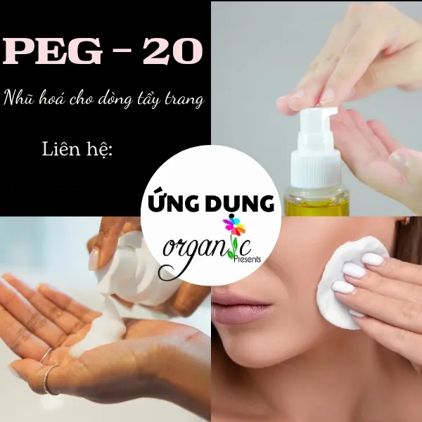 PEG-20 Glycerin Triisostearate - CHẤT NHŨ HOÁ CHO DÒNG TẨY TRANG