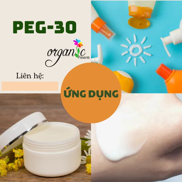 PEG-30 Dipolyhydroxysteararte (PEG-30 - CHẤT NHŨ HOÁ W/O & CHỐNG TRÔI)