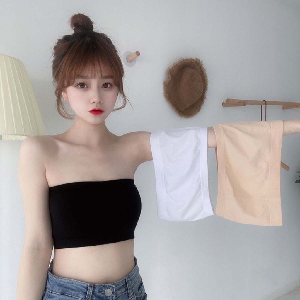 SET 3 Áo bra cotton mỏng nhẹ co giãn thấm hút tốt không đệm mút kiểu dáng basic cá tính LANIXA B0123