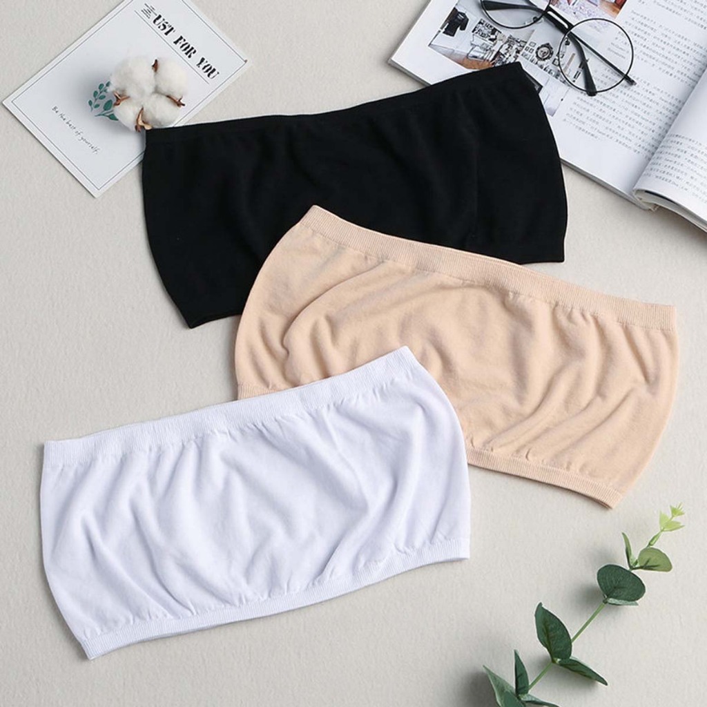 SET 3 Áo bra cotton mỏng nhẹ co giãn thấm hút tốt không đệm mút kiểu dáng basic cá tính LANIXA B0123