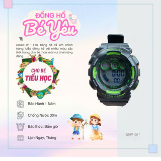 Đồng Hồ Trẻ Em Chính Hãng F84 | Điện Tử, Đèn Led, Chống Nước 30M | Bền Bỉ, Tiết Kiệm | Cho Bé