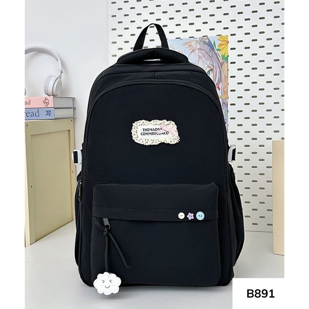 Balo đi học nam nữ dễ thương màu sắc pastel nhiều ngăn dung tích lớn phong cách Ulzzang B891 gagastore