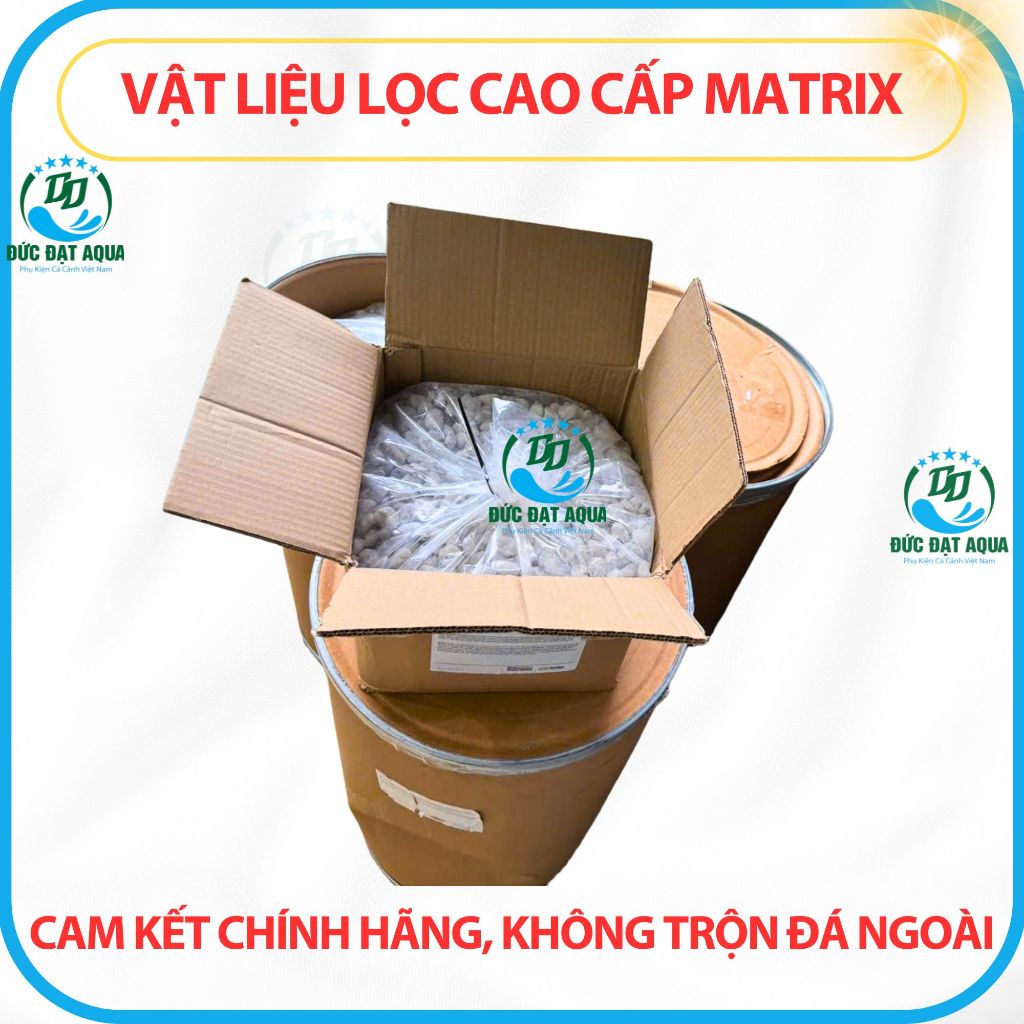 Thùng 5L-10L- 20L & 100L Matrix/Matrix Pond] - Vật liệu lọc cao cấp Matrix Seachem lọc bể cá cảnh thủy sinh cá rồng