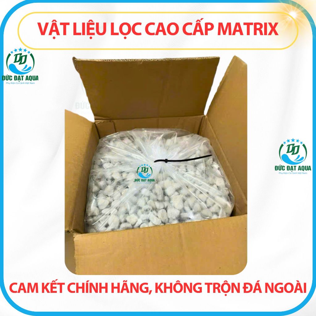 Thùng 5L-10L- 20L & 100L Matrix/Matrix Pond] - Vật liệu lọc cao cấp Matrix Seachem lọc bể cá cảnh thủy sinh cá rồng 3