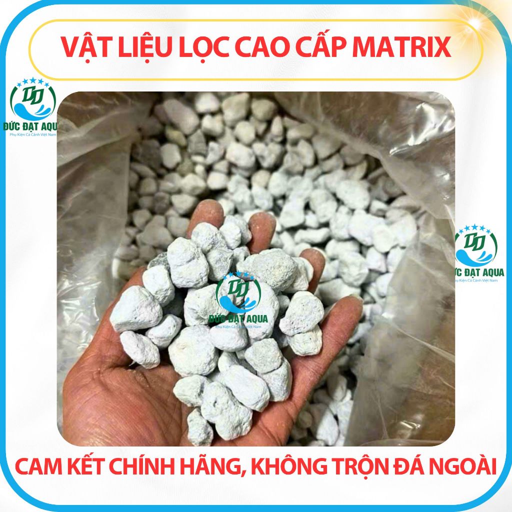 Thùng 5L-10L- 20L & 100L Matrix/Matrix Pond] - Vật liệu lọc cao cấp Matrix Seachem lọc bể cá cảnh thủy sinh cá rồng 5