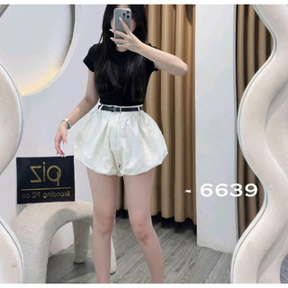 [V1.1036] Quần Kaki Dáng Bí Phồng Hàng 2 Lớp Chun Sau Kèm Đai Da 4 Màu