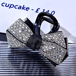 kẹp tóc nơ đá xinh bling tiểu thư phối đồ nhẹ nhàng