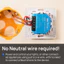 Shelly 1L Gen3 Bóng đèn thông minh điều khiển relay WiFi – Không cần dây trung tính, tương thích Alexa & Google Assistan