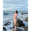 Bikini 2 mảnh hoa Hồng nổi phối ren (sẵn hàng - ship hoả tốc- che tên)