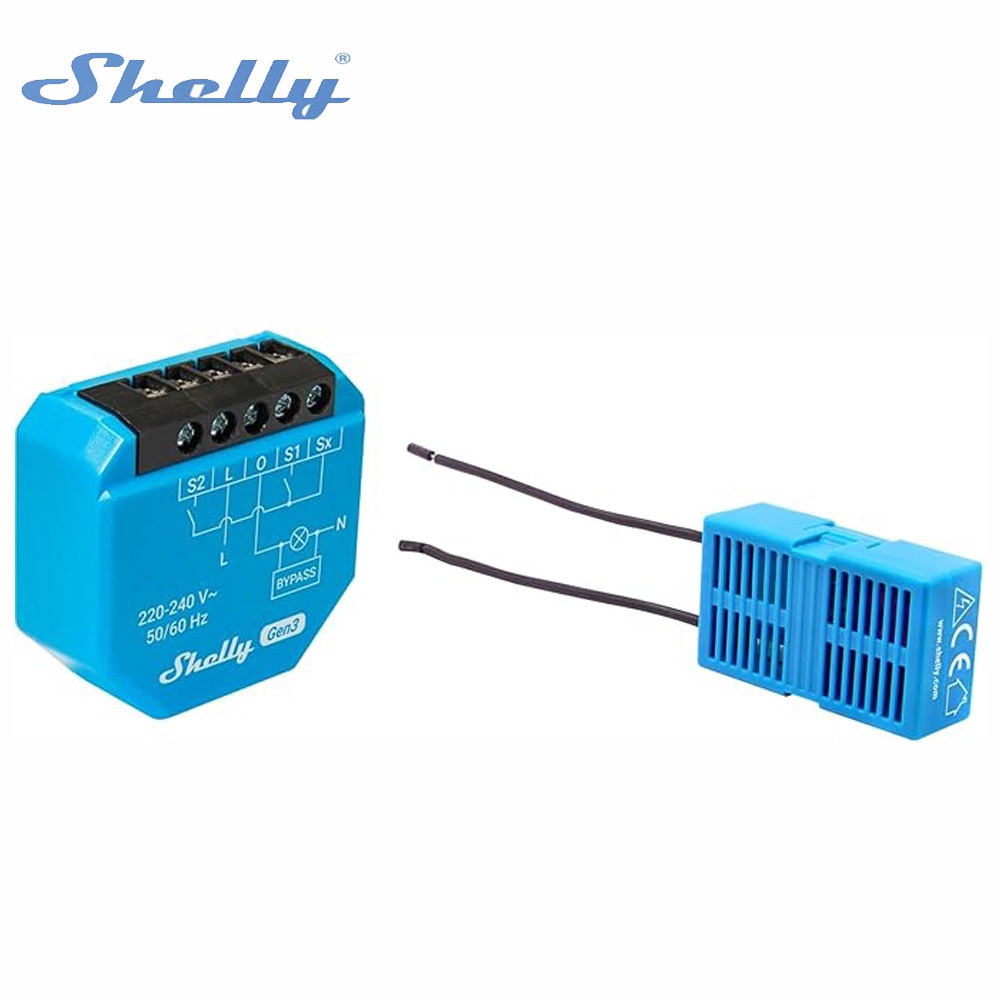 Shelly 2L Gen3 Công tắc thông minh WiFi Điều khiển chính xác kênh đôi Không cần dây trung tính