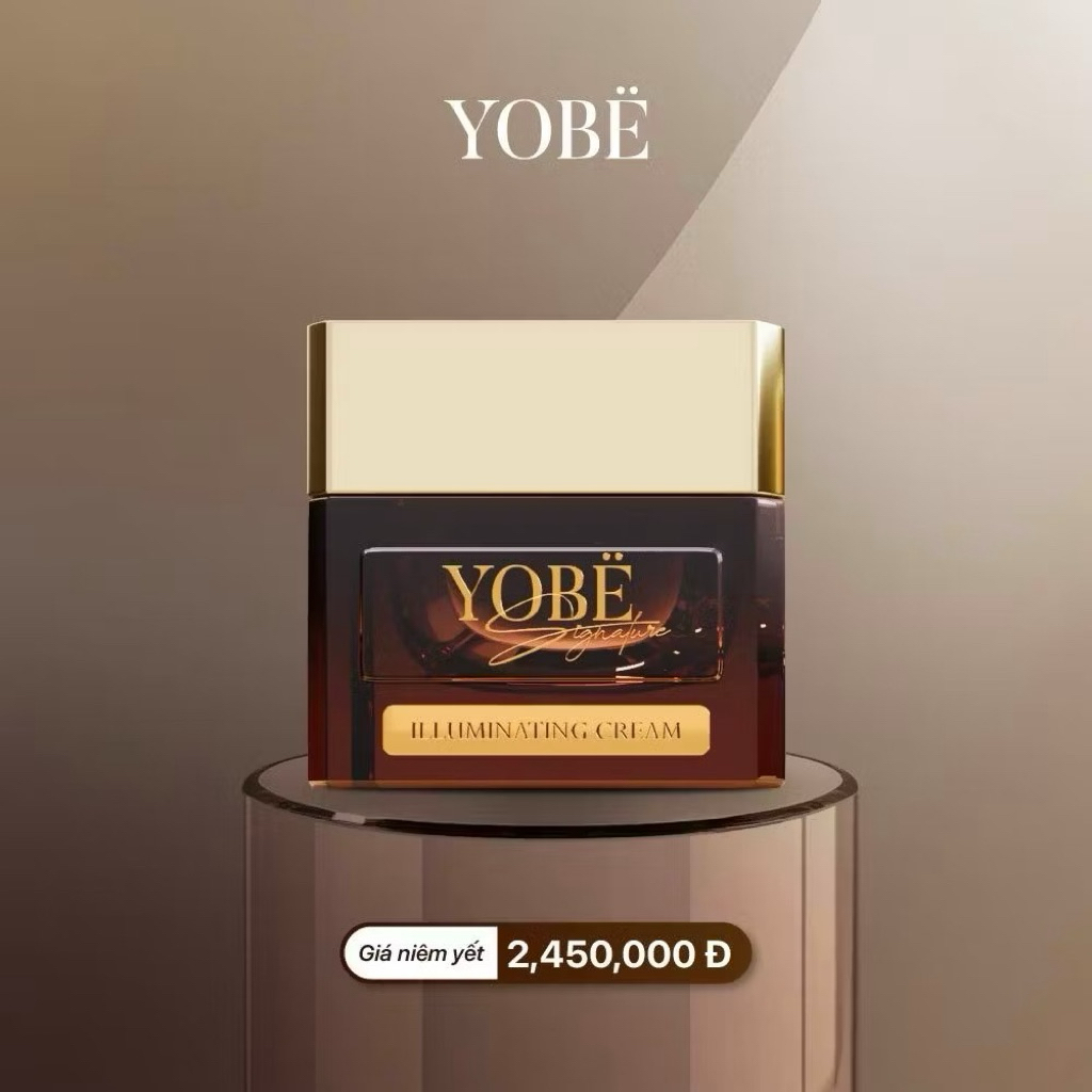 Kem Dưỡng Trắng Mịn - Mờ Nám - Căng Bóng Chuyên Sâu YOBE Signature Illuminating Cream