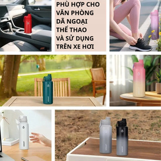 Bình giữ nhiệt thể thao GOGLET – Giữ lạnh lâu, 3 kích thước tiện lợi, 4 màu thời trang