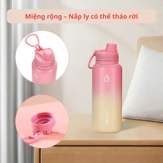 Bình giữ nhiệt GOGLET thể thao - Giữ lạnh lâu, 16 màu đẹp, 3 size tiện lợi - Giá rẻ hot trend, Inox 304 An Toàn Sức Khỏe
