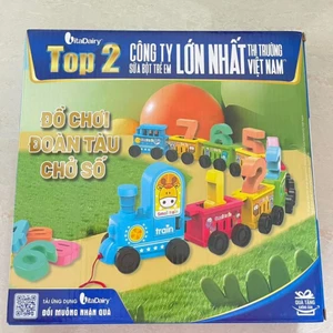 Xe lửa học số 50 chi tiết cho bé. Quà khuyến mãi sữa Friso