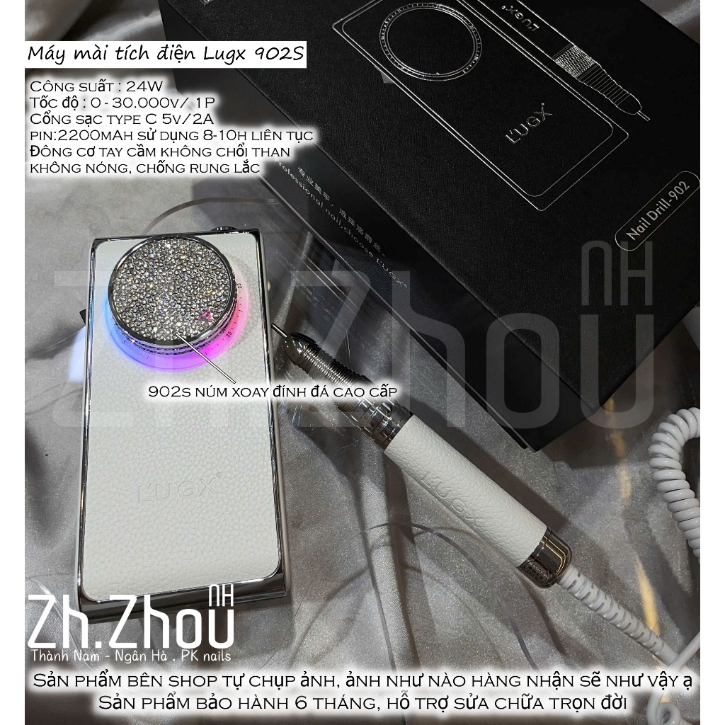 máy mài tích điện lugx 902 , máy mài móng tích điện lugx cao cấp, máy mài nail tích điện lugx