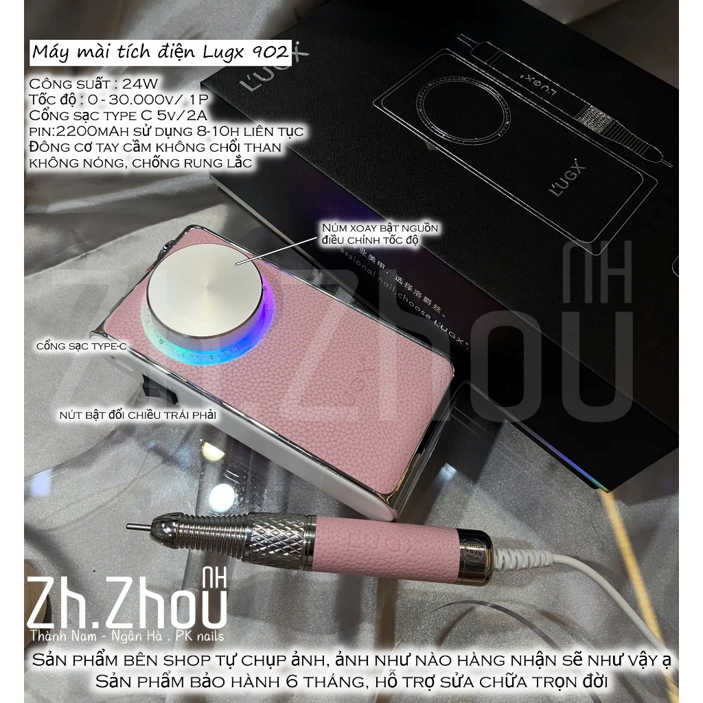máy mài tích điện lugx 902 , máy mài móng tích điện lugx cao cấp, máy mài nail tích điện lugx