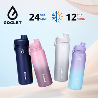 Bình giữ nhiệt thể thao GOGLET – Giữ lạnh lâu, 3 kích thước tiện lợi, 4 màu thời trang