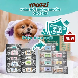 Khăn ướt cho chó mèo Kháng khuẩn than hoạt tính Absorb Charcoal Absolute