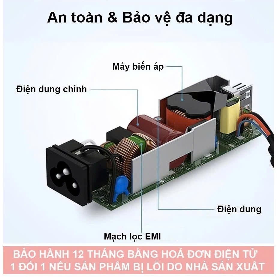 Sạc Laptop DELL 65W / 90W - Sạc Laptop Dell Chân To /Chân Nhỏ /Chân Type C BH 24 Tháng LỖI ĐỔI MỚI