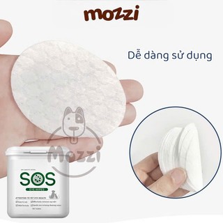 Khăn ướt lau sạch mắt nha đam Hipi SOS cho chó mèo