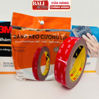 [Chính hãng] Băng Keo 2 mặt cường lực 3M™ VHB GPL-110GF 1.1mm- màu xám, 12mm x 3 mét và 24mm x 3 mét