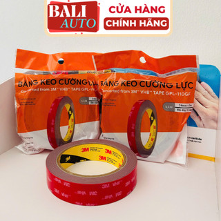 [Chính hãng] Băng Keo 2 mặt cường lực 3M™ VHB GPL-110GF 1.1mm- màu xám, 12mm x 3 mét và 24mm x 3 mét
