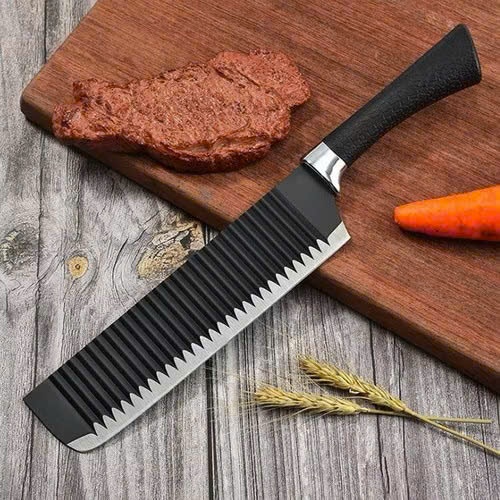 Dao Thái Jie Lan Shi Nhật Bản Gợn Sóng Bằng Thép Không Gỉ Siêu Sắc Cao Cấp Sản Xuất Tại Nhật Bản