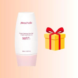 M37_[KÈM QUÀ]Kem chống nắng PEACHOLIC Fresh Calming Sun Gel SPF 50 PA++++_TẶNG ..............................