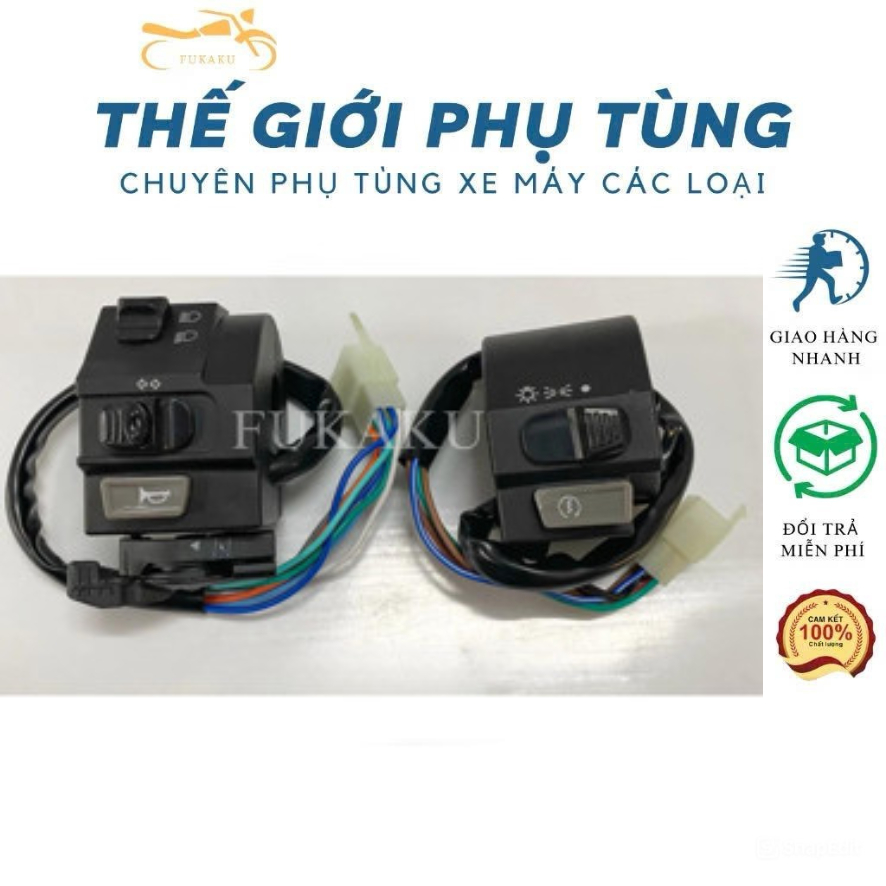 Bộ Cùm Công Tắc Cho Xe Sirius 50cc, Sirius Tàu Hàng Cao Cấp
