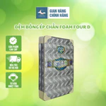 Đệm Bông Ép Chần Foam Four D Kim Cương Siêu Thị Đệm Toàn Mỹ, Nệm Bông Ép Hàng Chính Hãng Bảo Hành 5 Năm Mix Màu — ảnh 1