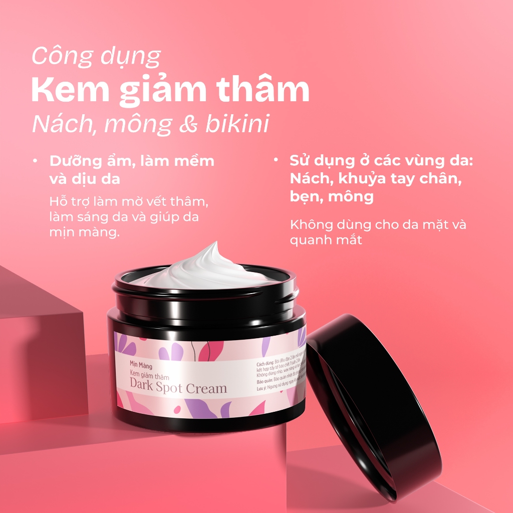 Kem Giảm Thâm Nách Dưỡng Sáng Serum Trắng Nách Chứa Alpha Arbutin Dark Spot Cream Chính Hãng