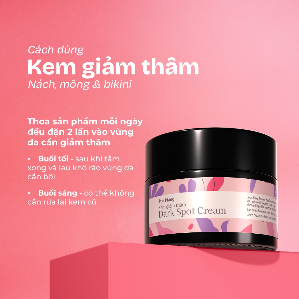 Kem Giảm Thâm Nách Dưỡng Sáng Serum Trắng Nách Chứa Alpha Arbutin Dark Spot Cream Chính Hãng