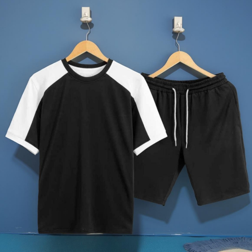 Bộ Quần Áo Thể Thao Nam MRO Cộc Tay Quần Short Dáng Suông Chất Thun Mè 4 Màu K1