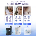 Máy Lọc Không Khí Levoit Core 200S 32m2 | Lõi HEPA 3 lớp lọc bụi mịn - Hẹn giờ - Kết nối app - Đèn ngủ | Hàng Chính Hãng — ảnh 4
