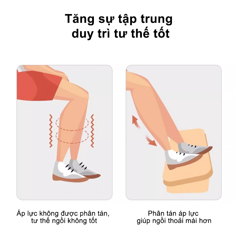 SUNNY Ghế gác chân văn phòng công thái học giúp thư giãn đôi chân và cải thiện tư thế ngồi của bạn