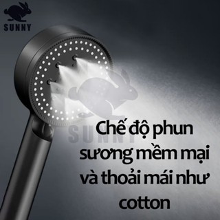 VÒI SEN TĂNG ÁP CỰC MẠNH 5 CHẾ ĐỘ TIẾT KIỆM NƯỚC，đầu vòi hoa sen tăng áp nóng lạnh phong cách Nhật Bản thiết kế sang trọ