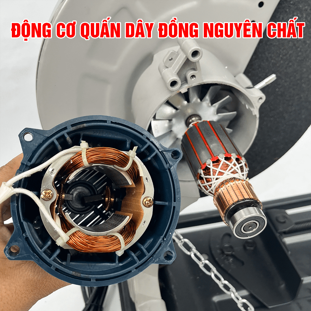 Máy cắt sắt bàn BS-CS2500W BOSHUN - Công Suất 2500W, Đường Kính Đĩa Cắt 355mm chính hãng