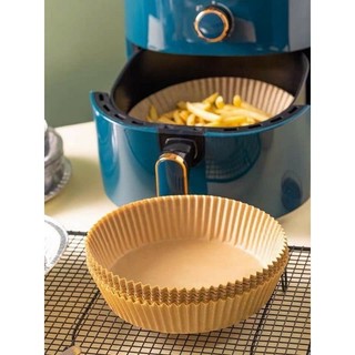 Set giấy nến lót nồi chiên không dầu giúp chống dính hạn chế bẩn dầu mỡ dễ vệ sinh sau khi nấu