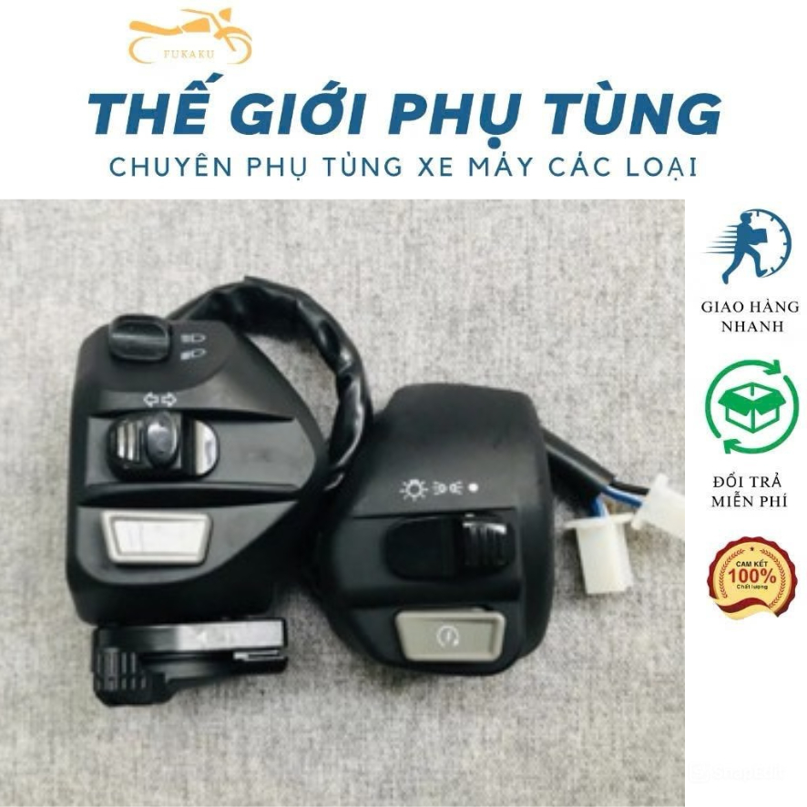 Bộ Cùm Công Tắc Xe Exciter 135, Mio, Nouvo LX, Luvias Hàng Cao Cấp