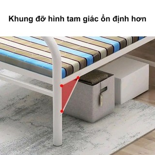 Panda giường gấp gọn 1-2 người nằm chắc chắn tải trọng 300kg