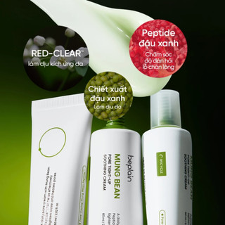 Kem Dưỡng Ẩm Beplain Mung Bean Pore Tight Up Soothing Cream 60ml Duduhouse