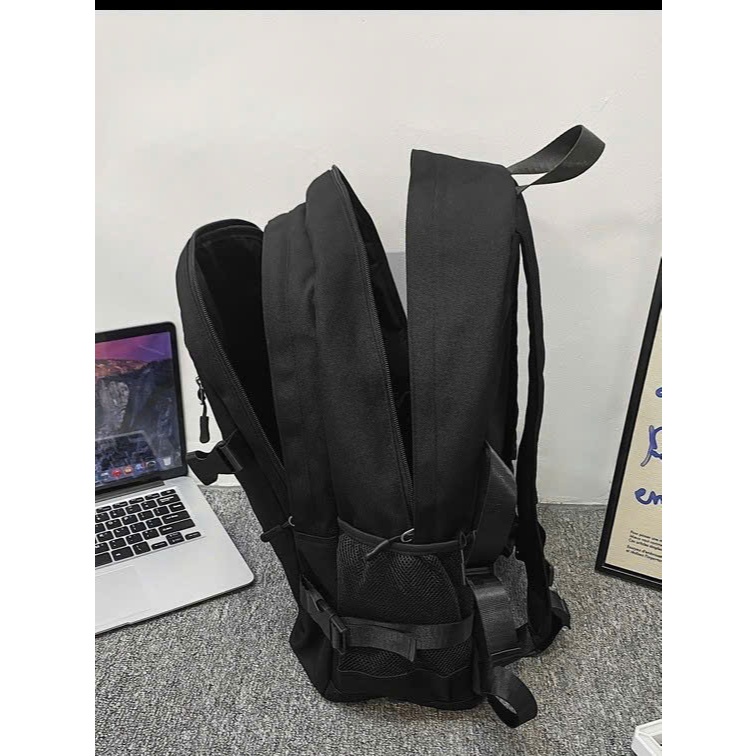 Balo nam nữ unisex đi học LEZA cao cấp đựng vừa laptop 15,7inch, Ba lô cặp sách nam nữ dạ quang