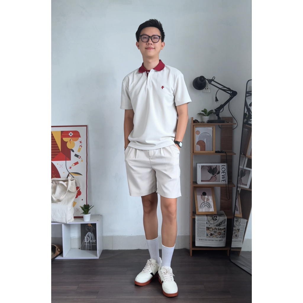 Áo Polo Phối Cổ RT CLASSY R6 Relax Form Rộng Trẻ Trung Chất Cotton Pique Dày Dặn Thoáng Khí