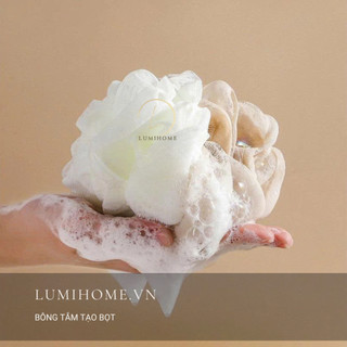 Bông tắm mềm mại tẩy tế bào chết, dụng cụ vệ sinh làm sạch da cơ thể phụ kiện phòng tắm