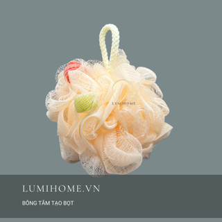 Bông tắm mềm mại tẩy tế bào chết, dụng cụ vệ sinh làm sạch da cơ thể phụ kiện phòng tắm
