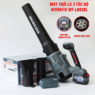 Máy Thổi Lá Workfix WF-LB03BL, Công Suất 100W, Pin Phổ Thông, Chuyên Thổi Lá, Bụi, Rác,...
