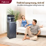 Cây nước nóng lạnh bàn pha trà, Cafe FUJIHOME, máy nước nóng lạnh bình hút âm điều khiển từ xa tuỳ chọn nhiệt độ đồ uống — ảnh 2